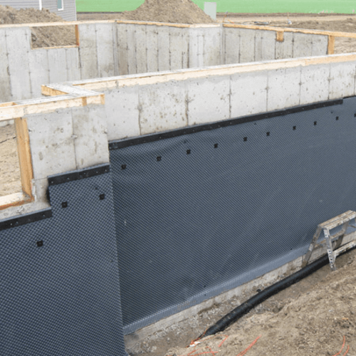 Dimple Board for Wall Drainage - 7213 Series - 4' x 50' Roll